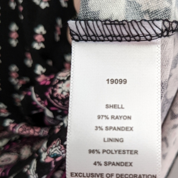 Sweet Grey brushed knit sleeveless dress XL, black multi color - Picture 8 of 12